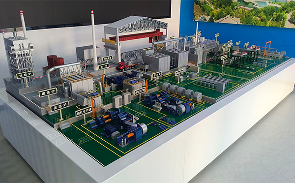 酒钢集团东铝厂-铝材生产线泾川机械模型